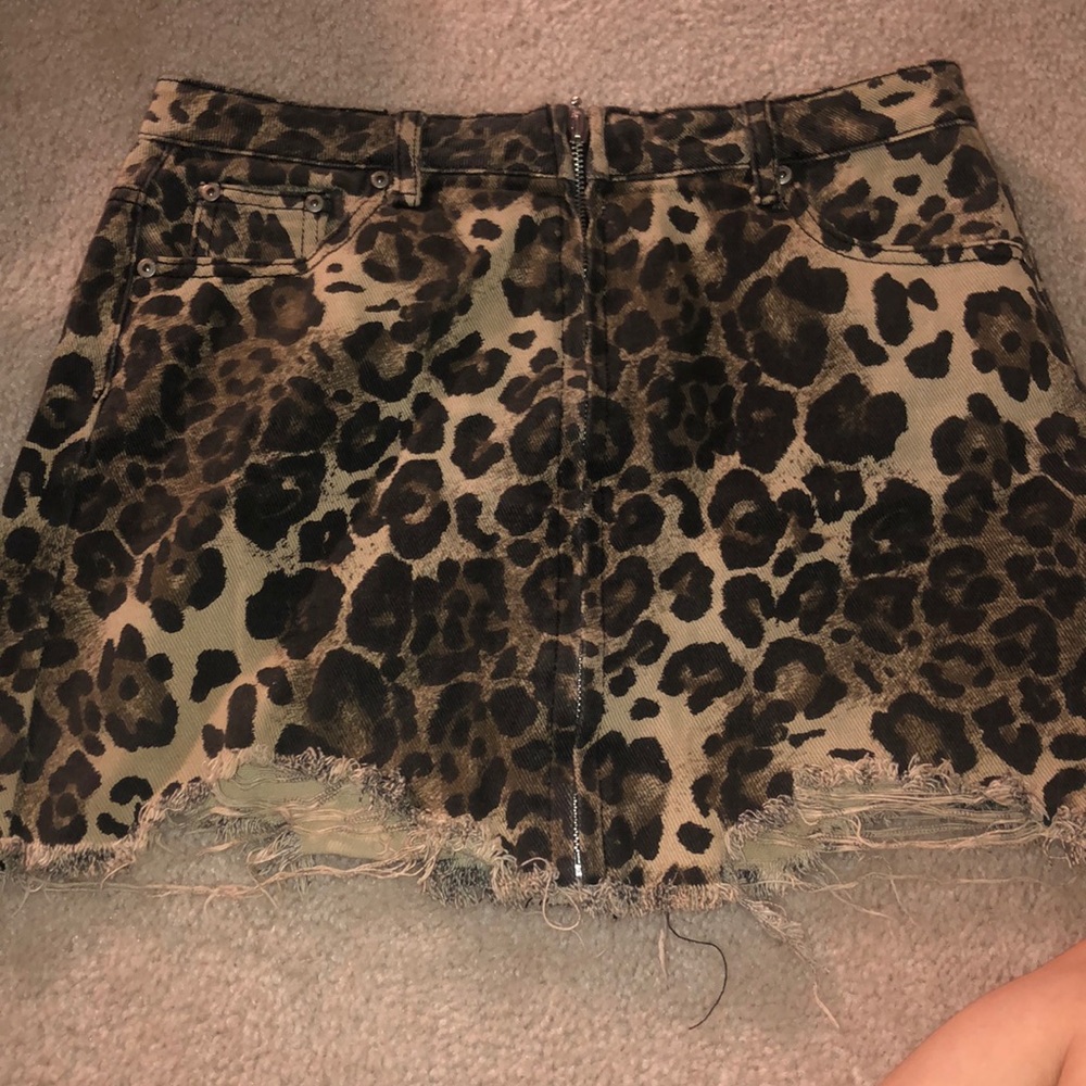 Cheetah skirt